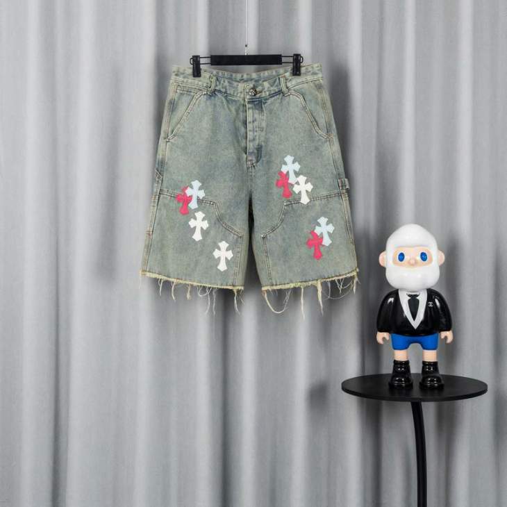 Picture of Chrome Hearts Jeans Short _SKUChromeHeartsS-XLaztx628859